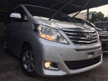 2012 Toyota Alphard 2.4 (SAVE RM 10,000.00) X SPEC WITH ALPINE AND SUNROOF