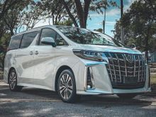 END YEAR SST OFF SUNROOF LTA PCRASH 2019 Toyota Alphard 2.5 SC PILOT SEAT