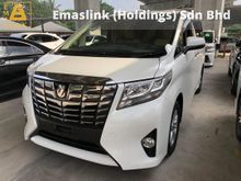 2016 Toyota Alphard 2.5 X 8 SEATER SUNROOF MOONROOF POWER BOOT 360 SURROUND CAMERA 2 POWER DOOR MULTI FUNCTION STEERING FREE WARRANTY LOCAL AP