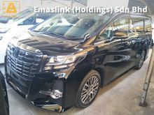 2017 Toyota Alphard 2.5 SC SUNROOF MOONROF 360 SURROUND CAMERA MEMORY ELECTRIC SEATS POWER BOOT POWER DOOR DVD PLAYER WITH REAR MONITOR