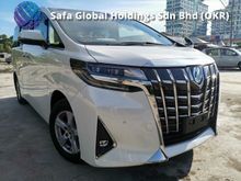 2018 Toyota Alphard 2.5 X SPEC FACELIFT 8 SEATS 2 POWER DOOR JAPAN SPEC UNREGS