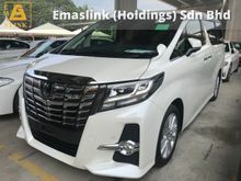 2015 Toyota Alphard 2.5 G SA (A) 4CAM POWER BOOT