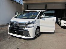 2015 Toyota Vellfire 2.5 ZA ZG MEGA SPECS FULL NEWFACELIFT 2016