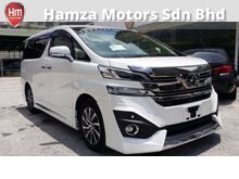 2016 Toyota Vellfire 3.5VL Spec Unregister