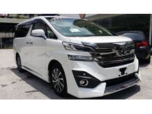 2016 Toyota Vellfire 3.5VL Full Spec Unregister 1.88percent Interest Rate
