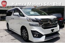 TOYOTA VELLFIRE 3.5 VL BRAND NEW (A) 2016 UNREGISTERED FULLY LOADED