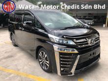 2019 Toyota Vellfire 2.5 ZG 3 LED Headlamp Full Alpine Player Set 360 Camera Sun Roof Moon Roof Pre Crash Lane Departure Assist Full Leather 9 Air Bag