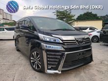 2018 Toyota Vellfire 2.5 MPV,ZG,SUNROOF,MOONROOF,LEATHER,3LED LIGHT,PRE CRASH,2018 UNREGISTER