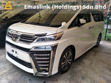 2018 Toyota Vellfire 2.5 ZG NFL 2 LED HEADLAMPS PRE CRASH STOP SYSTEM AUTO CRUISE CONTROL MEMORY LEATHER PILOT SEATS 360 SURROUND CAMERA FREE WARRANTY