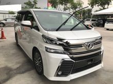 2016 Unred Toyota Vellfire 2.5 ZG PILOT SEAT Modellista Bodykit KL AP 3 Year Warranty