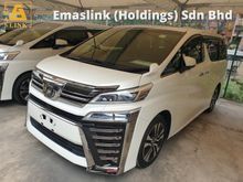 2018 Toyota Vellfire 2.5 ZG Surround Camera Sunroof Pre Crash Local AP Unreg