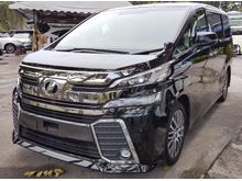 2016 Toyota Vellfire 2.5 ZG SUN ROOF PILOT SEAT POWER BOOT UNREGISTER FOR SALE