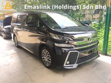 2016 Toyota Vellfire 2.5 ZG Edition Original 2016 Pilot Seat Memory Seat Automatic Power Boot 2 Power Door Body Kit Intelligent LED Light System LDA