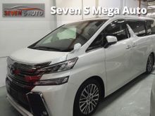 2016 Toyota Vellfire 2.5 MPV (Unreg) (Very Low Mileage) (Mint Condition) (Accident Free) CALL NOW FOR EXTRA DISCOUNT
