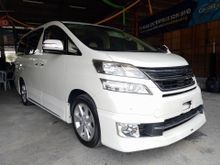 2012 TOYOTA VELLFIRE 3.5 V SPEC WITH HOME THEATER ** FREE ONE YEAR WARRANTY ** FREE ROAD TAX **