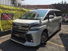 2015 Toyota Vellfire 2.5 ZG MODELLISTA SUNROOF UNREG INC GST