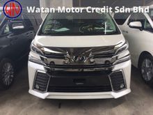 2015 Toyota Vellfire 2.5 ZG RADAR Theatre System Sunroof Unreg