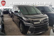 2015 Toyota Vellfire 2.5 ZG UNREG.