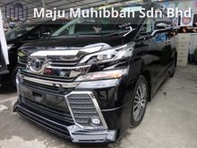 2015 TOYOTA VELLFIRE 2.5 ZG UNREG 15 - HIGH SPEC - ROOF MONITOR - LOCAL FM - ADMIRATION BODYKIT