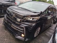 TOYOTA VELLFIRE 2.5 Z 7 SEATERS 4 CAMERA POWER BOOTH BODYKIT WITH DRL DAYLIGHT 2016 JAPAN UNREG