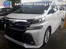 2016 Toyota Vellfire 2.5 ZA EDITION 7 SEATERS 2 POWER DOORS (1 YEAR WARRANTY) UNREG 2016