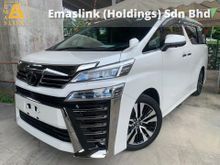 2018 Toyota Vellfire 2.5 ZG New Facelift Unregister 3LED Sequential Signal Leather Pilot Seat 360 Surround Camera PCS ICS LKA 5B 20K Mil