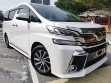 2015 Toyota Vellfire 2.5 Z G Edition MPV
