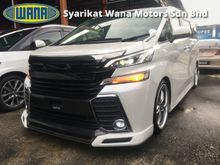 UNREG 2016 TOYOTA VELLFIRE 2.5 ZG FULL AMIRATION BODYKIT