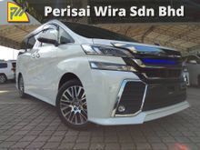 2016 Toyota Vellfire 2.5 Z G Edition with Sun Roof