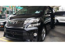 2012 Toyota Vellfire 2.4 ZG Unregister