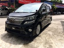 2012 Toyota Vellfire 2.4Z 2.4 Z TWIN POWER DOOR UNREG