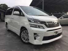 2013 Toyota Vellfire 2.4 ZG PILOT SEAT UNREG (CALL US FOR BEST DEAL)