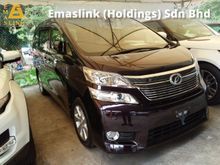 2013 Toyota Vellfire 2.4 V Roof Monitor Front Back Camera Electric Seats 2 Power Doors Unregistered