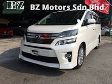 Toyota Vellfire 2.4 Z NFL UNREG 2012