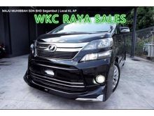 Toyota Vellfire 2.4 Golden Eye 2013 Unregister Coolbox Full Alpine DVD player Alpine monitor Local KL AP