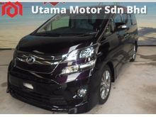 (SAVE RM90K)(RAYA PROMO)(Call us now)(Raya Feasting Sales)2013 Toyota Vellfire 2.4 Z GOLDEN EYE