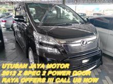 2012 Toyota Vellfire Z 2.4cc (A) MPV HDD NAVI 2 P/DOOR ** Hari Raya Carnival Sales ** TipTop Condition ** Free Gift ** 1 Year Warranty ** Call Us Now