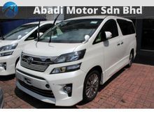 2013 Toyota Vellfire 2.4 GOLDEN EYE (A) UNREG -- PRICE ARE INCLUSIVE OF GST --