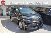 2012 Toyota Vellfire 2.4 ZG- UNREG