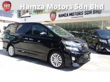 TOYOTA VELLFIRE 2.4 ZG 2012 UNREGISTERED FACELIFT