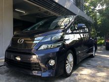 2012 Toyota Vellfire 3.5 ZG Leather RAYA Offer Incl GST Unreg
