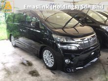 2012 Toyota Vellfire 2.4 Z Type New Facelift 2 Power Doors 7 Seat Body Kits Xenon DVD Front Reverse Cameras High Loan 1 Year Warranty Unreg