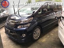 TOYOTA VELLFIRE 2.4 Z LATEST FACELIFT, 7 SEATERS, 2 POWER DRS, BODYKIT, PARKING CAMERA, XENON LAMP, PARKTRONIC,13-UNREG,KL AP,FREE 1 YEAR WARRANTY