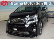 MERDEKA SALES SAVE UP TO 90K 2013 Toyota Vellfire 2.4 ZG