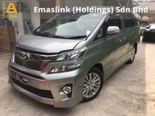 2012 Toyota Vellfire 2.4 Z Sport Package 7 Seat 2 Power Door Full Body Kit Xenon Light 9 Air Bag Keyless Entry Front Reverse Camera 1 Year Warranty