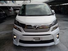 2013 Toyota Vellfire 2.4 Golden Eye UNREG . PROMOTION . PRICE INCLUDE GST .FREE ONE YEAR WARRANTY . Tip Top Condition . Clean interior