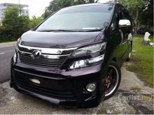 (RAYA PROMO)(Outstanding Purple Color) 2012 Toyota Vellfire 3.5 ZG MPV (POWERBOOT)(PILOTSEAT)