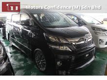 2014 Toyota Vellfire 2.4 Golden Eyes (3 Days Promo) (Half Leather Seats) (2 Power Doors) (Power Boot) (7 Seaters)