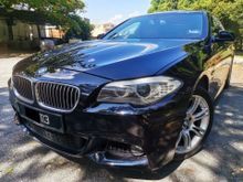 2013 BMW 528i 2.0 M Sport Sedan PADDLE SHIFTSPORT + COMFORT + LEATHER SEAT TURBO M-SPORT 7 YEARS BANK LOAN VVIP PLATE COME WITH 1YEAR WARRANTY
