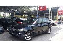 BMW X3 2.5 (A) LOCAL ORIGINAL PAINT 1 OWNER FULL SPEC TIPTOP LIKE NEW